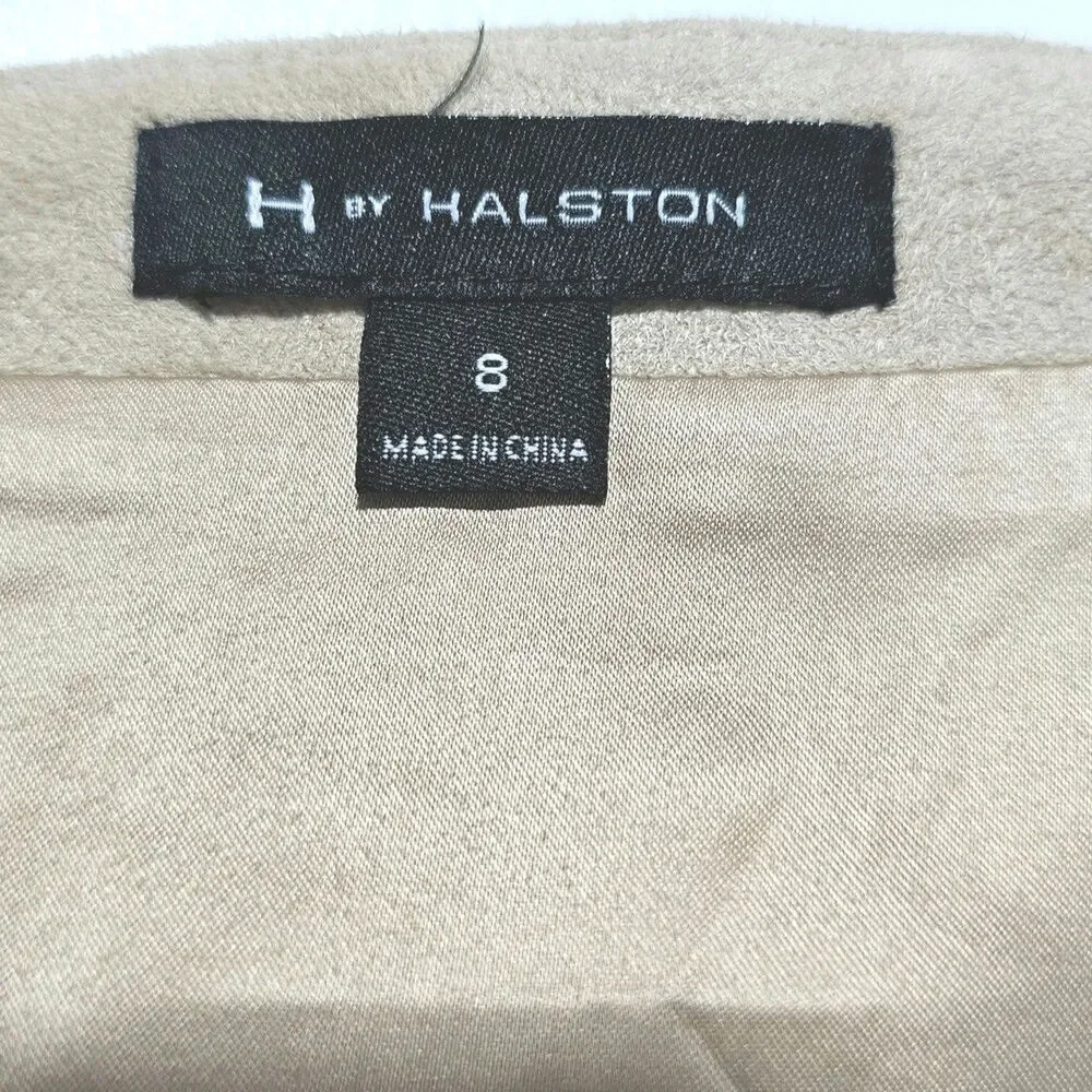 H by Halston Faux Suede Skirt Woman’s Size 8 Western Earthy Boho Southwestern